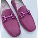 Salvatore Ferragamo  Anemone Moccasins Flats Suade Leather Shoes Size 6 NEW Photo 2