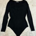 Abercrombie & Fitch Long-sleeve Sweetheart Sweater Bodysuit Photo 2