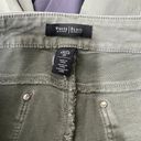 White House | Black Market  Utility Slim Ankle Olive Glitz  Jean Size 0 Photo 6