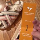 Farm Rio  Zigzag Stitch Sandal in Off White NWT Size 9 Photo 1