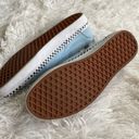 Vans Womens Light blue canvas slip on tennis shoes, size 9 Photo 6