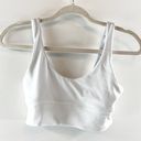 Lululemon  Align Light Support A/B Cup Yoga Reversible Sport Bra White Gray Small Photo 2