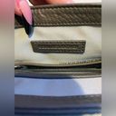 Isaac Mizrahi NWOT  pebbled leather charcoal/brandy crossbody bag Photo 1