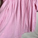 Petal and Pup  Ermias Long Balloon Sleeve Mini Smock Dress Textured Pink Size 2 Photo 7