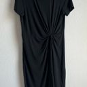 Gap  Women’s M Black Twist-Knot T-Shirt Dress Photo 6