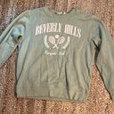 Mighty fine Sage Green Beverly Hills Sweatshirt Photo 0