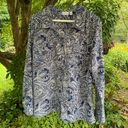 kim rogers  blue paisley, button-down shirt, XL Photo 0