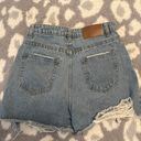 Missguided High Waisted Jean Shorts Photo 1