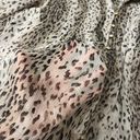 Cynthia Steffe Women’s Cheetah Print Sheer Top Sz L Photo 3