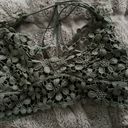 Free People Miss Dazie Crochet Bralette Green Photo 4