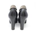 Brighton  Stacey Suede Trim Leather Ankle Booties Black Size 8.5M Photo 6