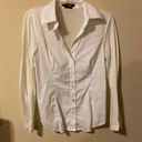 BCBGMAXAZRIA BCBG button up white shirt nwot size small Photo 0