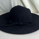 Pacific&Co San Diego Hat  Felted 100% Wool Hat Wide Brim Floppy SunHat Black Photo 0