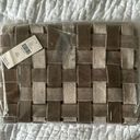 Anthropologie NWT  Velvet Lindy Woven Clutch in Silver Photo 0