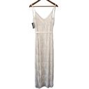 Retrofete Fringe Rebecca Dress, White Maxi Sequin Beaded NWT Size Large Photo 13