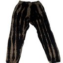 Fruit of the Loom  Tie-Dye Stripe Sweatpants Multicolor Unisex Size M Photo 0