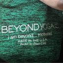 Beyond Yoga  Womens Spacedye Cut Out Cami Green Size Small Butter Soft NEW Active Photo 2