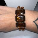 The Row Double Faux amber Colored Bead Focal Bracelet Photo 3