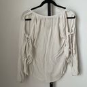 Chaser Chasor Cream 100% Crepe De Chine Silk Blouse Size Small Photo 1