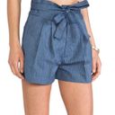 Marc by Marc Jacobs NWT  Jamie Stripe Indigo High Waist Shorts Photo 0