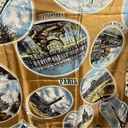 Source Unknown Paris France Scarf Silky With Must See Sights Souvenir Square 26.5 inch Photo 1