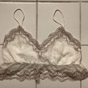 ZARA Lace Bralette White Size M Photo 2