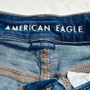 American Eagle  Super Stretch Dark Wash Shortie Denim Shorts Photo 2