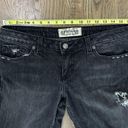 Lee People’s Liberation Tommy  distressed flare black jeans size 29 GUC Photo 5