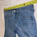 Banana Republic  Premium Distressed Raw Frayed Hem Jade Wash Skinny Jeans Sz 27 Photo 9