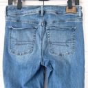 American Eagle Womens Kick Boot Jeans 8 Bootcut Light Wash Stretch Western Photo 5