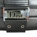 Christian Dior Columbus Black Leather Shoulder Bag RARE Excellent Condition Photo 5