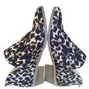 Caslon Kenneth Cole Leopard Print Ankle Booties women’s Sz 7 EUC Photo 2