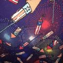 LuLaRoe NWT 4th of July Fireworks  Irma size M Photo 1