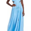 Rebecca Taylor  Wrap Back Maxi Dress in Azul Blue, Size 16 New w/Tag Retail $525 Photo 2