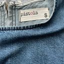 Pistola Womens Short Sleeve Gemma Denim Fray Dress Sz Small $118 Photo 3