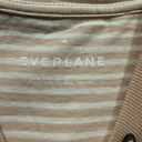 Everlane  pink/white striped crew neck sleeveless top size XS Photo 1