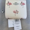 Coach  Flamingo Print Snap Card Case Wallet Photo 1