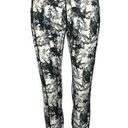 Colorfulkoala  Black Paintbrush High Rise Pull On Ankle Yoga Leggings SIze S Photo 0