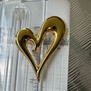 Monet  Gold-Tone Open Heart Vintage Brooch/Pin Photo 1