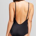 Vanilla Beach  black scalloped cheeky one piece Photo 1