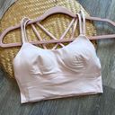 Lululemon  like a cloud sports bra strawberry milkshake pink Photo 0