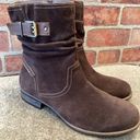 Earth Brand Earth Avani Butternut Chocolate brown Moto mid calf boots size 10 W Photo 0