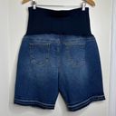 Bermuda Maternity Denim  Shorts size XL 16/18 Medium Wash Casual Summer Photo 3