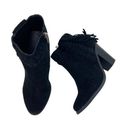 Jessica Simpson  Chassie Black Suede Leather Fringe Ankle Boot Booties Womens 6M Photo 0
