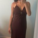 Mango brown maxi dress Photo 0