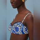 Farm Rio  Blue Tile Dream Bikini Top, Size X-Small, $125 Photo 8