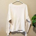 Silence + Noise Anthropologie  Neutral Cream Wrap Textured Sweater Size Small Photo 2