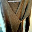 Betabrand Wrap Wool Blend Hoodie Thumb Hole Cardigan Chocolate Brown size S/M Photo 0