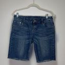 Bermuda Delia‘s Reese  Blue Jean Shorts Woman/Junior 7/8 Y2K Raw Hem Photo 0