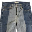 Good American  Good Legs Two Tone Crop Jeans size 2 Photo 2